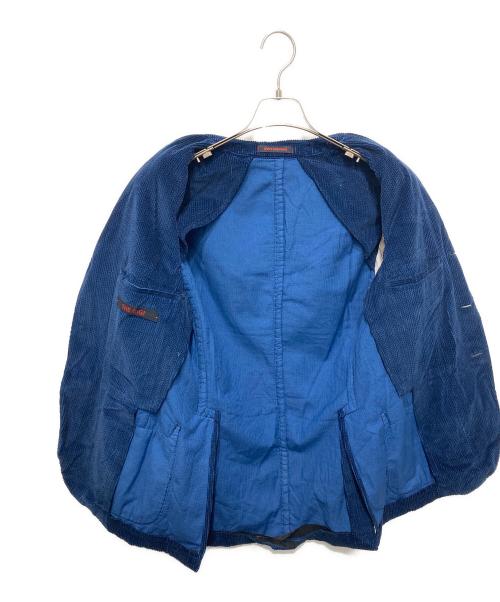 THE GIGI（ザ・ジジ）THE GIGI (ザ・ジジ) モールヤーンテーラードジャケット ブルー サイズ:44の古着・服飾アイテム