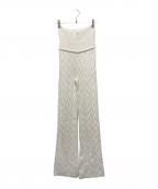 SKIMSスキムス）の古着「Cable Knit Straight Leg Pants／ケーブルニットストレートレッグパンツ」｜ホワイト