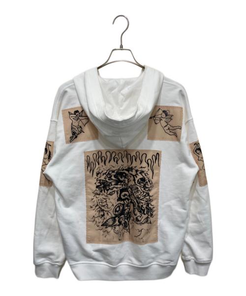 DIESEL（ディーゼル）DIESEL (ディーゼル) Damiano David S-BOXT-HOOD-DD ホワイト サイズ:Ｓの古着・服飾アイテム