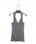 yo BIOTOP (ヨー ビオトープ) rayon bare halter neck グレー サイズ:FREE：8000円