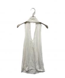 yo BIOTO（ビオトープ）の古着「rayon bare halter neck」｜ホワイト