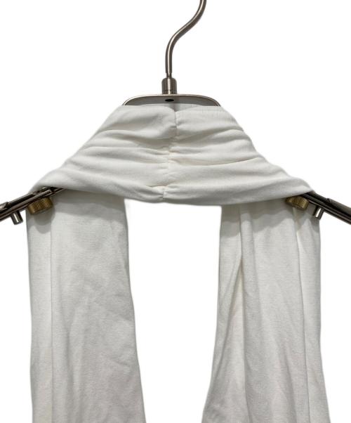 yo BIOTO（ビオトープ）yo BIOTO (ビオトープ) rayon bare halter neck ホワイト サイズ:FREEの古着・服飾アイテム