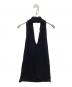 yo BIOTOP（ヨー ビオトープ）の古着「rayon bare halter neck」｜ブラック
