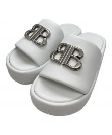 BALENCIAGA（バレンシアガ）の古着「Rise 55 mm slides」｜ホワイト
