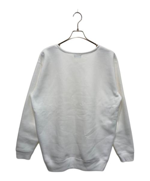 DICH HENDERSON（ディッチ ヘンダーソン）DICH HENDERSON (ディッチ ヘンダーソン) offshoulder sweat ホワイト サイズ:表記なしの古着・服飾アイテム