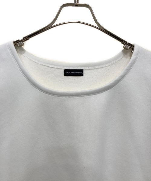 DICH HENDERSON（ディッチ ヘンダーソン）DICH HENDERSON (ディッチ ヘンダーソン) offshoulder sweat ホワイト サイズ:表記なしの古着・服飾アイテム