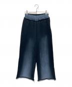 DICH HENDERSONディッチ ヘンダーソン）の古着「SWEAT WIDE PANTS」｜ブラック