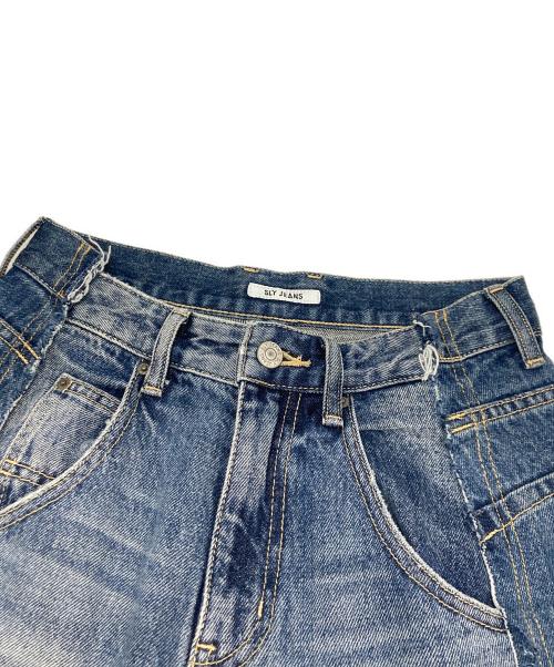 SLY（スライ）SLY (スライ) L／W TWIST SIZING DENIM インディゴの古着・服飾アイテム