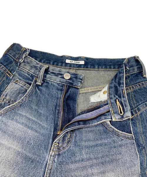 SLY（スライ）SLY (スライ) L／W TWIST SIZING DENIM インディゴの古着・服飾アイテム