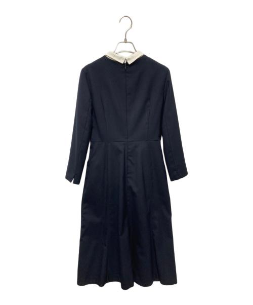 CELFORD（セルフォード）CELFORD (セルフォード) 襟付タイトワンピース ネイビー サイズ:36の古着・服飾アイテム