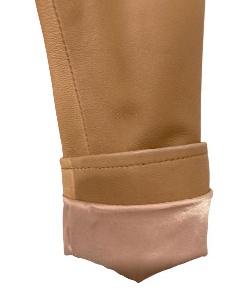 GRACE CONTINENTAL（（グレースコンチネンタル）GRACE CONTINENTAL (グレースコンチネンタル) レザーライダースジャケット ブラウン サイズ:36の古着・服飾アイテム