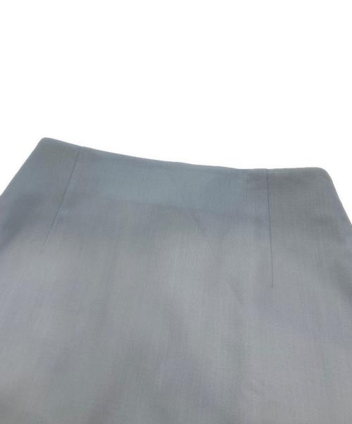 AURALEE（オーラリー）AURALEE (オーラリー) HARD TWIST WOOL DOBBY SKIRT ブルー サイズ:1の古着・服飾アイテム