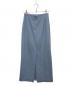 AURALEE (オーラリー) HARD TWIST WOOL DOBBY SKIRT ブルー サイズ:1：9000円
