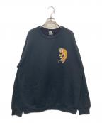 WACKO MARIAワコマリア）の古着「CREW NECK SWEAT SHIRT ( TYPE-2 )」｜ブラック