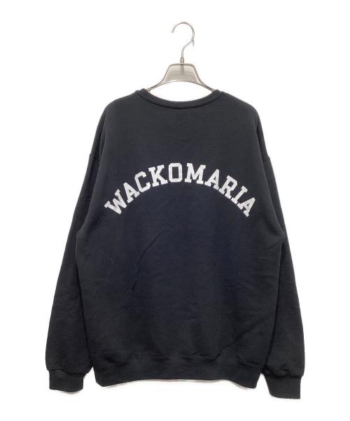 WACKO MARIA（ワコマリア）WACKO MARIA (ワコマリア) CREW NECK SWEAT SHIRT ( TYPE-2 ) ブラック サイズ:Lの古着・服飾アイテム