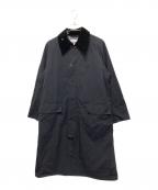 Barbour×JOURNAL STANDARDバブアー×ジャーナルスタンダード）の古着「別注BURGHLEYステンカラーコート」｜ブラック