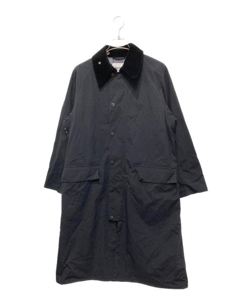 Barbour（バブアー）Barbour (バブアー) JOURNAL STANDARD (ジャーナルスタンダード) 別注BURGHLEYステンカラーコート ブラック サイズ:36の古着・服飾アイテム