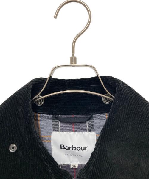 Barbour（バブアー）Barbour (バブアー) JOURNAL STANDARD (ジャーナルスタンダード) 別注BURGHLEYステンカラーコート ブラック サイズ:36の古着・服飾アイテム