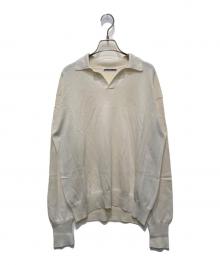 KAPTAIN SUNSHINE（キャプテンサンシャイン）の古着「Cotton Knit Skipper Shirt」｜アイボリー