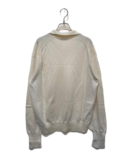 KAPTAIN SUNSHINE（キャプテンサンシャイン）KAPTAIN SUNSHINE (キャプテンサンシャイン) Cotton Knit Skipper Shirt アイボリー サイズ:38の古着・服飾アイテム