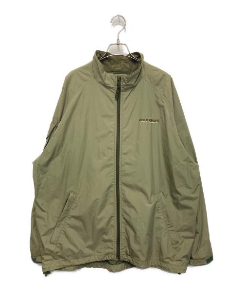 POLO SPORT（ポロスポーツ）POLO SPORT (ポロスポーツ) ナイロンジャケット カーキ サイズ:LLの古着・服飾アイテム
