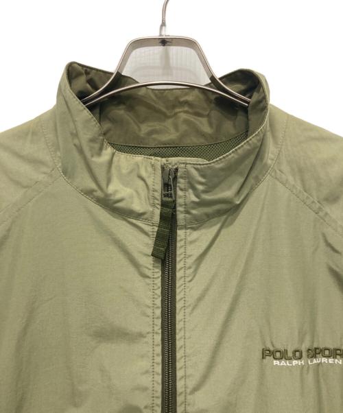 POLO SPORT（ポロスポーツ）POLO SPORT (ポロスポーツ) ナイロンジャケット カーキ サイズ:LLの古着・服飾アイテム