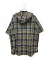 MODMNT (モドメント) ジップフーデッドシャツ ネイビー×イエロー サイズ:XL：15000円