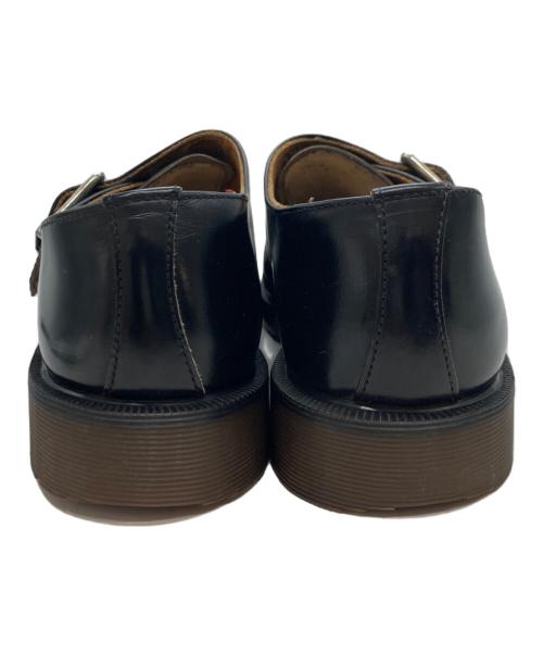 Dr.Martens（ドクターマーチン）Dr.Martens (ドクターマーチン) モンクストラップレザーシューズ ブラック サイズ:UK8の古着・服飾アイテム