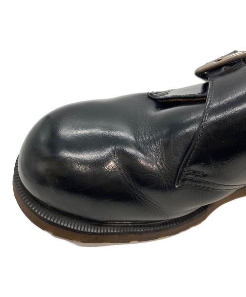 Dr.Martens（ドクターマーチン）Dr.Martens (ドクターマーチン) モンクストラップレザーシューズ ブラック サイズ:UK8の古着・服飾アイテム