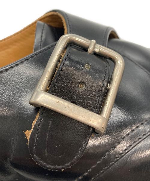 Dr.Martens（ドクターマーチン）Dr.Martens (ドクターマーチン) モンクストラップレザーシューズ ブラック サイズ:UK8の古着・服飾アイテム