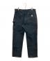 CarHartt (カーハート) ダブルニーダックパンツ ブラック サイズ:36×32：20000円