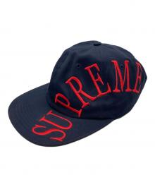 SUPREME（シュプリーム）の古着「SIDE ARC 6-PANEL CAP」｜ネイビー×レッド