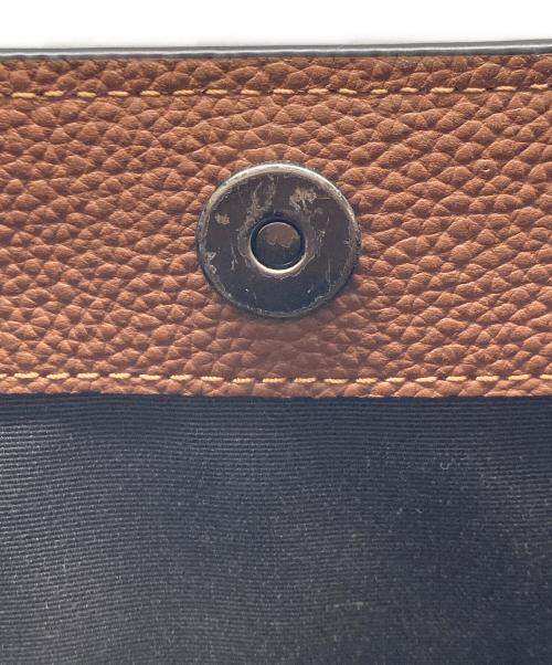 COACH（コーチ）COACH (コーチ) ハドソン ダブルハンドルトートバッグ ブラウンの古着・服飾アイテム