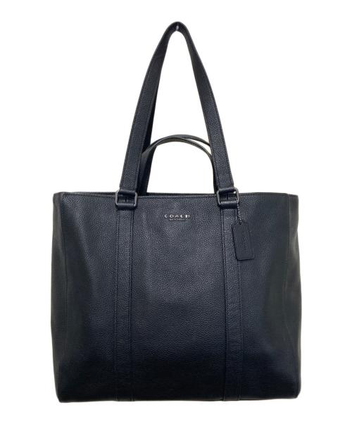 COACH（コーチ）COACH (コーチ) ハドソン ダブルハンドルトートバッグ ブラックの古着・服飾アイテム