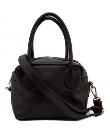 PELLE BORSA（ペレボルサ）の古着「2WAYミニボストンバッグ」｜ブラウン