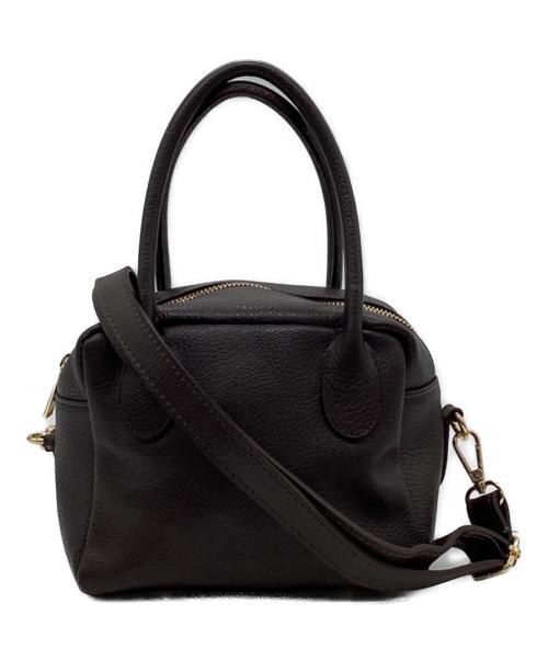 PELLE BORSA（ペレボルサ）PELLE BORSA (ペレボルサ) 2WAYミニボストンバッグ ブラウンの古着・服飾アイテム