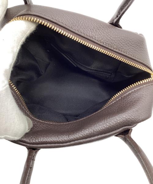 PELLE BORSA（ペレボルサ）PELLE BORSA (ペレボルサ) 2WAYミニボストンバッグ ブラウンの古着・服飾アイテム