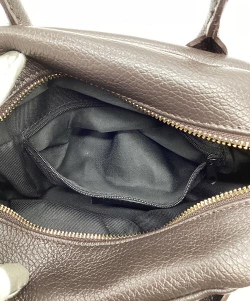 PELLE BORSA（ペレボルサ）PELLE BORSA (ペレボルサ) 2WAYミニボストンバッグ ブラウンの古着・服飾アイテム