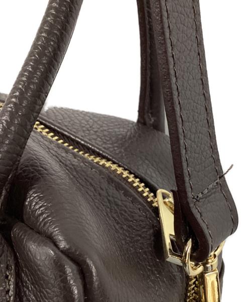 PELLE BORSA（ペレボルサ）PELLE BORSA (ペレボルサ) 2WAYミニボストンバッグ ブラウンの古着・服飾アイテム