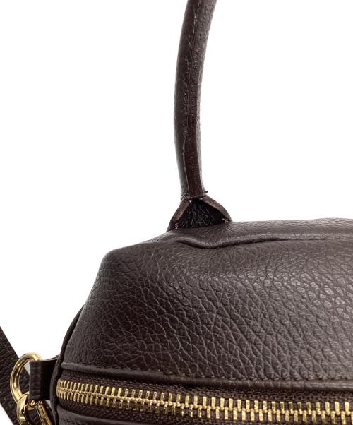 PELLE BORSA（ペレボルサ）PELLE BORSA (ペレボルサ) 2WAYミニボストンバッグ ブラウンの古着・服飾アイテム