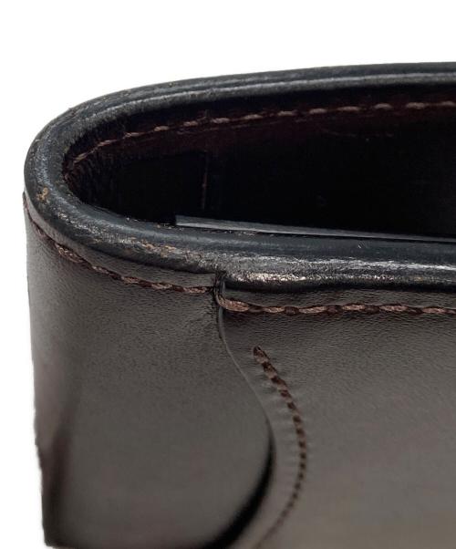 WILDSWANS（ワイルドスワンズ）WILDSWANS (ワイルドスワンズ) PALMコンパクトウォレット ブラウンの古着・服飾アイテム