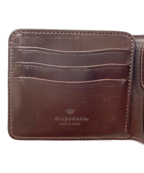 WILDSWANS（ワイルドスワンズ）WILDSWANS (ワイルドスワンズ) GROUNDER2つ折り財布 ブラウンの古着・服飾アイテム