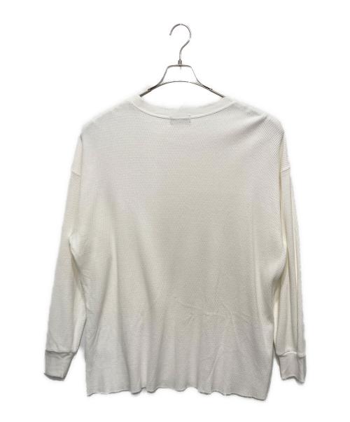 odub（オーダブ）odub (オーダブ) サーマルカットソー ホワイト サイズ:Fの古着・服飾アイテム