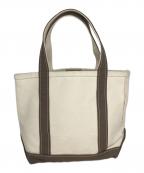 L.L.Beanエルエルビーン）の古着「トートバッグ」｜アイボリー×ブラウン