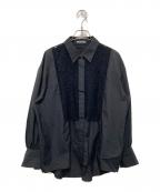 theory luxeセオリーリュクス）の古着「Luxe Cotton Camina Shirt」｜ブラック