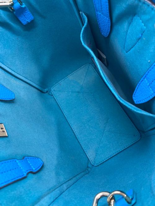 FURLA（フルラ）FURLA (フルラ) ハンドバッグ ブルーの古着・服飾アイテム