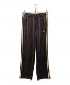 adidasアディダス）の古着「ファイヤーバード トラックパンツ ベロア」｜ブラウン