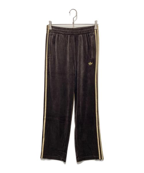 adidas（アディダス）adidas (アディダス) ファイヤーバード トラックパンツ ベロア ブラウン サイズ:Sの古着・服飾アイテム