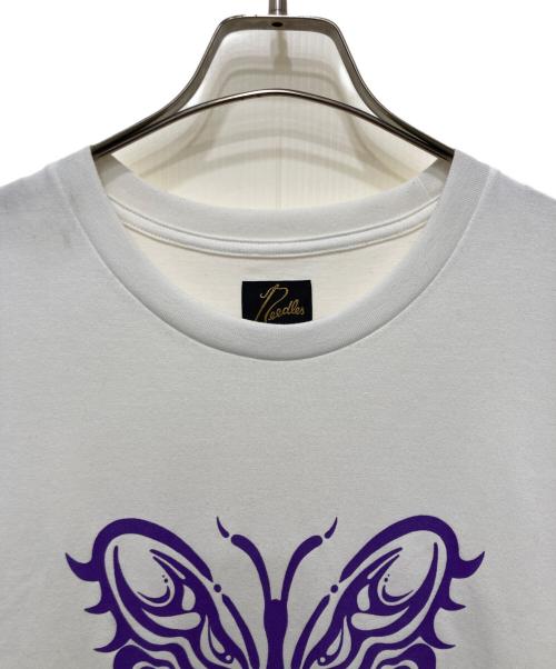 Needles（ニードルズ）Needles (ニードルズ) Kae Tanaka (カエ タナカ) プリントTシャツ ホワイト サイズ:Mの古着・服飾アイテム
