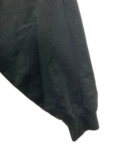 Graphpaper（グラフペーパー）Graphpaper (グラフペーパー) Ultra Compact Terry Crew Neck Sweater ブラック サイズ:Sの古着・服飾アイテム